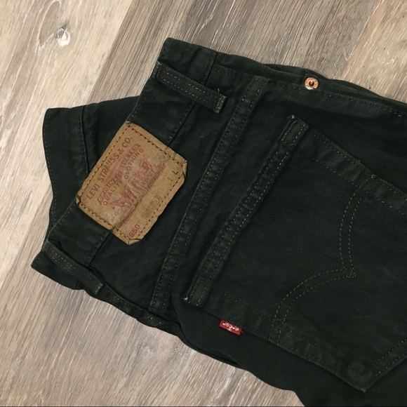 LEVI’S 550 dark green straight leg - Picture 3 of 6